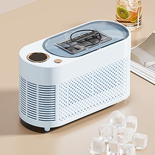Machine à glaçons 12v pour voiture et camping-car compacte bleu clair - 2