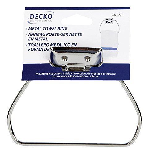 Decko 38100 Basics Metal Towel Ring