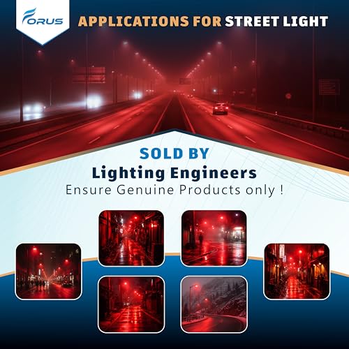Image of Forus 120W Red Street Light Outdoor LED IP66 Waterproof Decorative Focus Lamp for Road Garden Events Security Terrace Landscape Pathway Building Festival Stage Party Celebration Lighting - 1 Pc