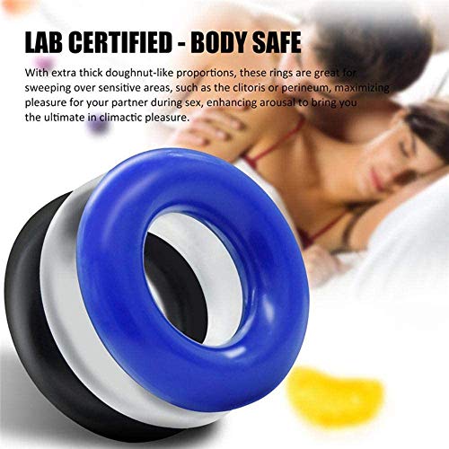 image for CAOLIN Low Noise Pleasure Sẹxuạl Vibrạnting Cọck Ring,Penis Ri