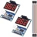 Messe mit günstig Kaufen-Youmile 2 Stück HC-SR04P/SR04 Ultraschall Modul Entfernungsanzeige Sensor 5 V Testplatinenanzeige Entfernungsmesser LED-Anzeigemodul mit DuPont-Kabel für Arduino-Roboter