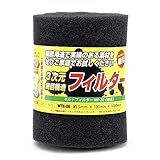 和気産業 イノアック 3次元網目構造フィルター モルトフィルター MF-20 細目 グレー 厚み5X幅100X長さ1000mm 排水口 換気口 空気清浄機 WTH-06