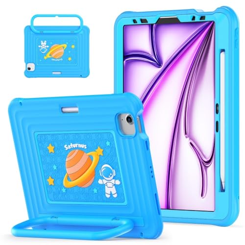 Étui iPad Air 4e génération protection silicone rigide bleu clair