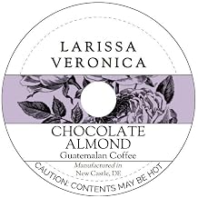 Chocolate Almond Guatemalan Coffee Single Serve K-Cup Pods Gourmet, Naturally Flavored, Whole Coffee Beans 12 pods, ZIN 571978