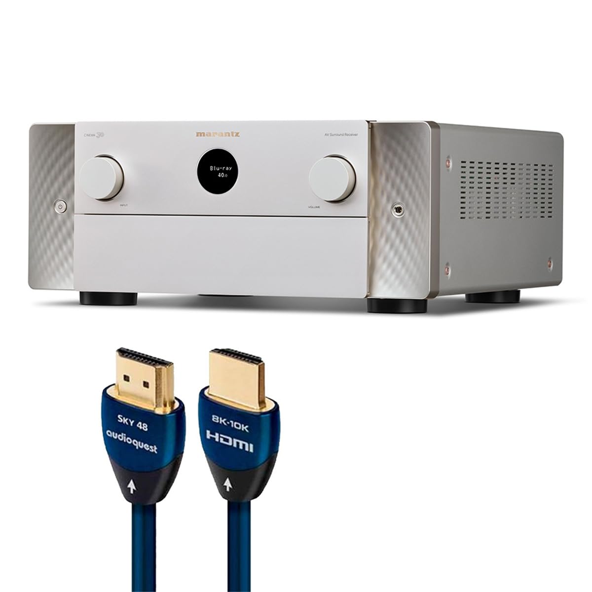 Marantz Cinema 30 11.4 Channel Receiver Bundle with AudioQuest Sky 3m HDMI Cable (Silver)
