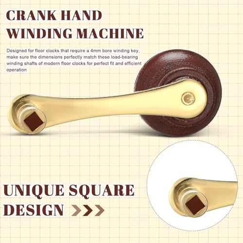4mm Brass Grandfather Clock Winder