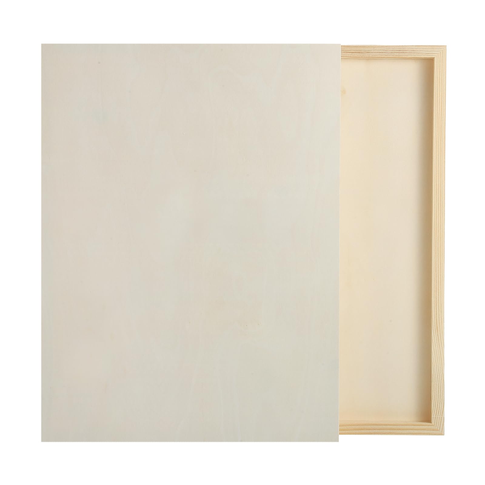 QUARKZMAN 2 Piezas De Tableros De Lienzo De Madera, Lienzos De Arte De 12x16 Pulgadas Panel De Madera Sin Acabado Cuadrado Para Pintura, Manualidades, Proyectos DIY, Arte De Vertido