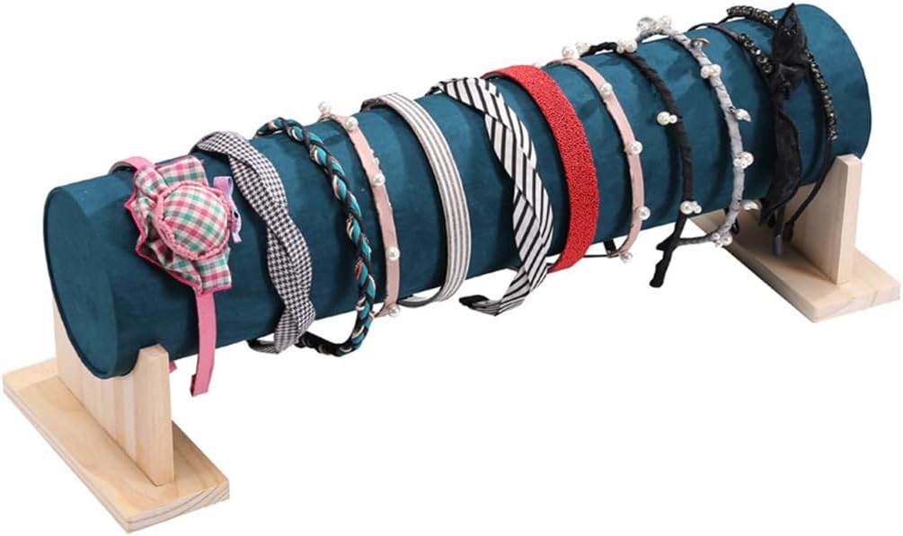 Headband Holder Organizer Velvet Hair Accessory Jewelry Organizer For Chains Bracelets Storage Display(C)