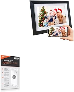 BoxWave Screen Protector Compatible with NPET Digital Picture Frame (10.1 in) - ClearTouch Anti-Glare (2-Pack), Anti-Fingerprint Matte Film Skin