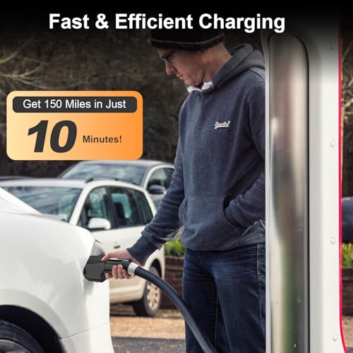 Mozeyerh Upgraded for Tesla Supercharger Adapter, for NACS to CCS Adapter Max 500A 1000V, Compatible with R1T R1S R2 R3 EVs, Compatible with GM EVs — view 4