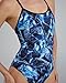 TYR Women's Standard Durafast Elite Crosscutfit Swimsuit, Blue Ice, 32