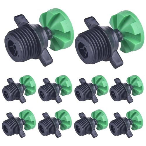 Cabezales de riego de 1/2 pulgada, aspersor de césped de 360 grados, sistema de riego flexible para jardín, granja, césped, riego de patio