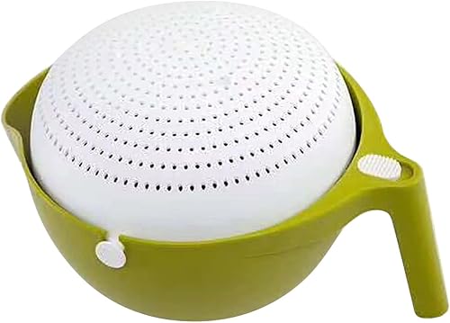 Cesta de drenaje doble cuenco de arroz colador de fregadero de cocina fideos verduras frutas utensilios de cocina colador de vajilla para el hogar