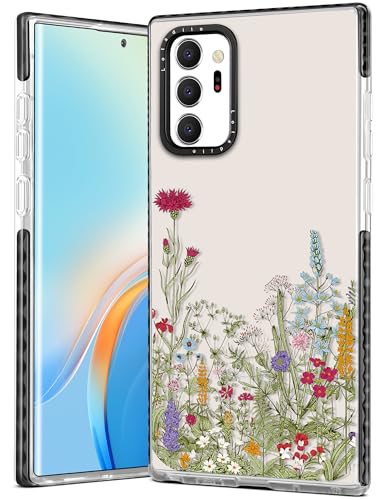 Lotadilo Cute Case for Galaxy Note 20 Ultra - for Women Girls Kawaii Funny Design Fun Aesthetic Wild Floral Fashion Girly for Teens Pattern TPU Bumper Phone Covers