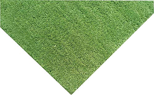Image of Classical Look Plain Handmade Carpet with Super Soft & Pure Woolen Carpet for Your BEDROOMS & Living Room with 1 INCH Pile Height 3 X 8 FEET (90x240 cm)