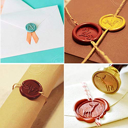 200 Pieces Sealing Wax Beads Sticks With 3 Pieces Tea Candles And 1 Piece Wax Melting Spoon For Wax Stamp Sealing (Mixed Color) #TOP6