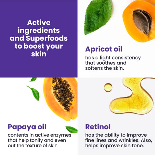 PORTION Retinol Face Serum, Anti Aging Serum for Face: 0.3% Retinol & 2% Bakuchiol - Image 3
