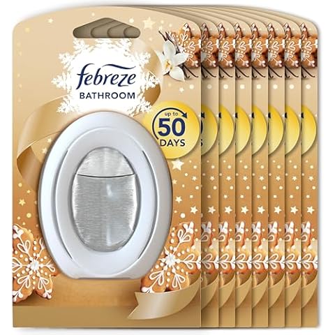 Febreze Vanilla Cookie Bathroom Freshener, 8 Count Cover