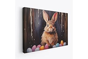 Easter Bunny Picture Frame: The Perfect Canvas Wall Art for Spring and Easter