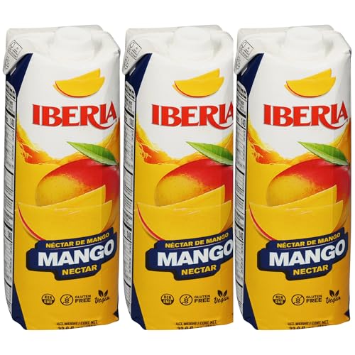 Iberia Mango Nectar, 33.8 fl oz (Pack of 3)