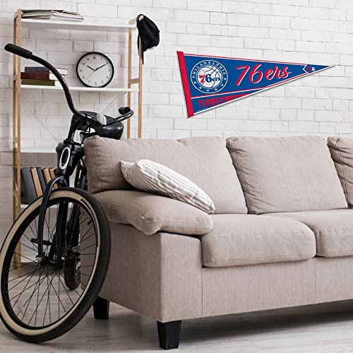 Image of Rico Industries NBA Basketball 12 inch x 30 inch Felt Wall Decor Pennant - Great for Home /Bed Room /Man Cave Decor