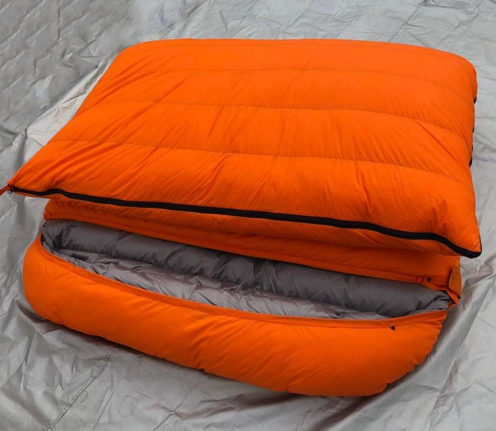 専用です！オレンジ色ダウン寝袋 フード付き 専用です！オレンジ色ダウン寝袋 フード付き オレンジ色ダウン