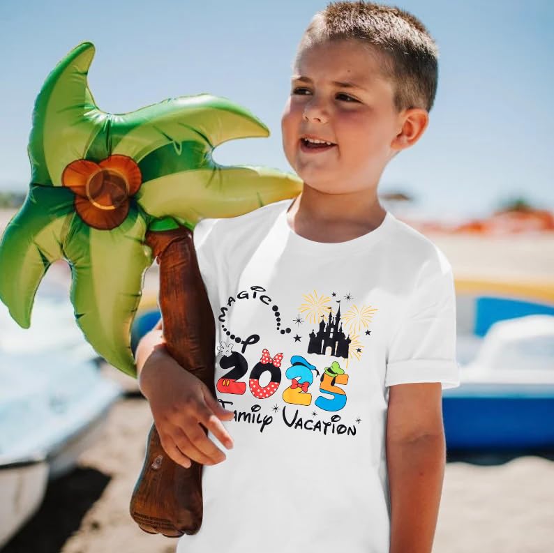 Family Vacation Shirts 2025 Family Matching Outfits Magical Tshirt for Family Cruise Trip Clothes Summer Travel Tops3