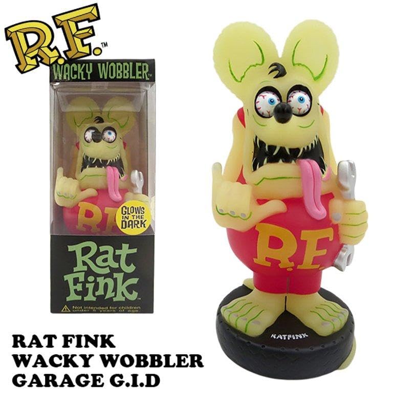 ラットフィンク　ボビングヘッド 　単色　3体セット ラットフィンク ボビングヘッド 単色 3体セット RAT FINK ラット
