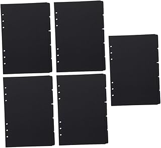 VILLCASE 5 Peças Divisórias Clipes Fichários Blocos De Notas Etiqueta Pequenas Empresas Suprimentos Divisor Notas Pegajosas Marcadores De Página Notas Pegajosas Abas Bloco De Notas