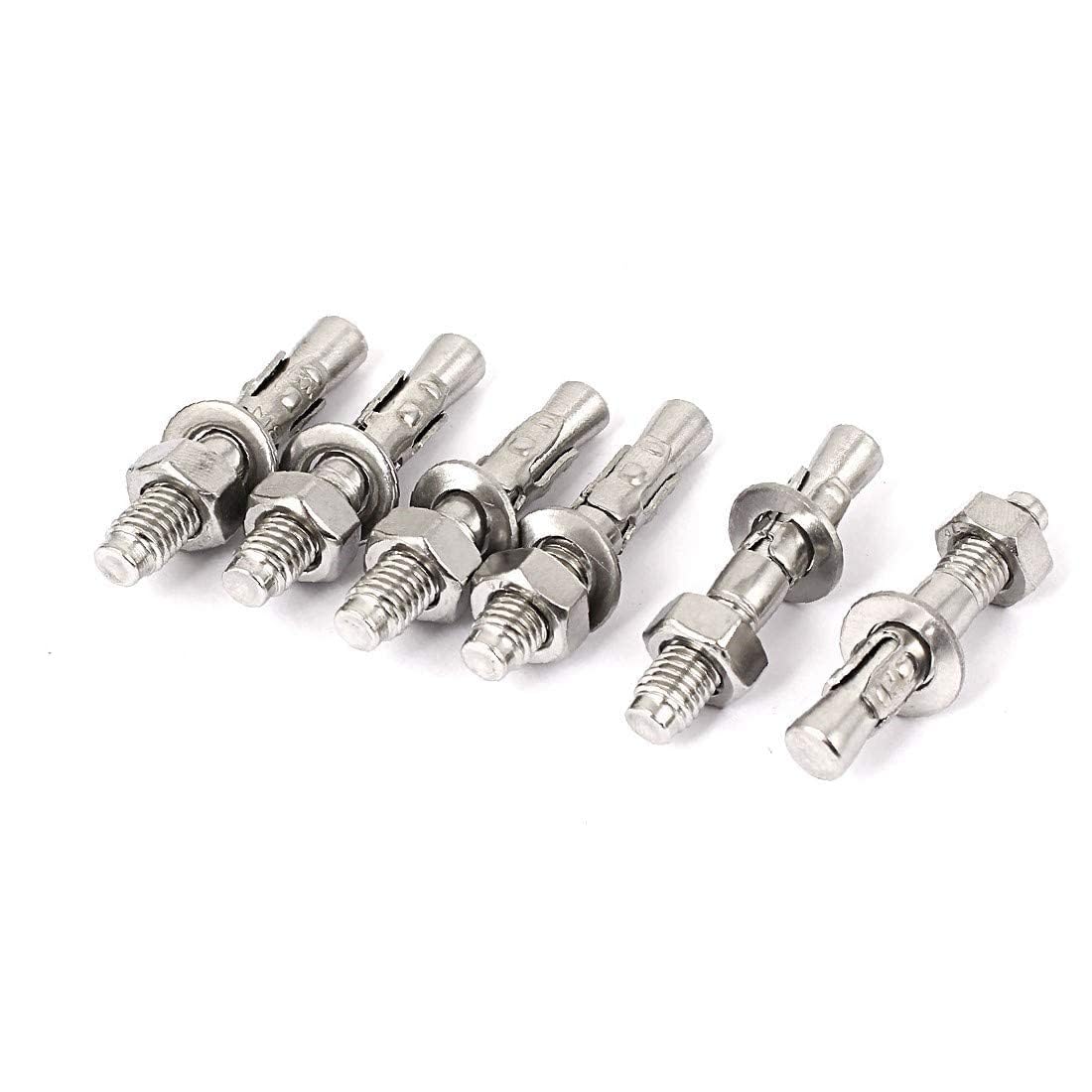 WTQZFRNSB Stainless Steel Expansion Bolts, Expansion Sleeve Anchor Screw Bolts,6pcs M8x50mm/11154