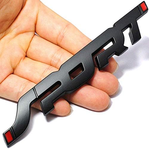 3D Metal Sport Emblem for Cars, Bikes & SUVs - Black