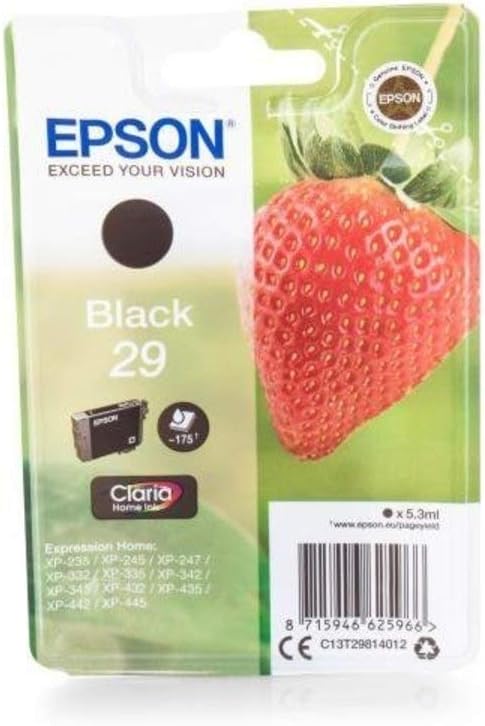 Epson original - Epson Expression Home XP-435 (29 / C 13 T 29814010) - Ink cartridge black - 175 Pages - 5,3ml