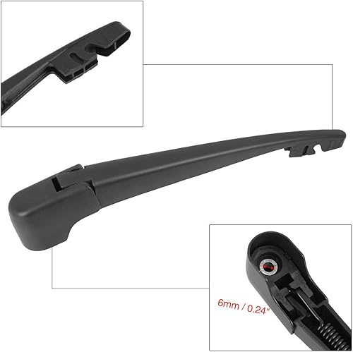 Miniatura 4 de X AUTOHAUX Juego de brazo de limpiaparabrisas trasero 12.008 in 12 pulgadas para BMW X5 F15 2014 2015 2016 2017 2018