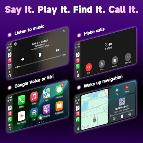 Image of 6.1 inch Wireless Motorcycle CarPlay Screen with TPMS, Model MOX61 | Wireless Apple CarPlay & Android Auto, IP67 Waterproof GPS, Dual Bluetooth, Magnetic Mount, Voice Control.