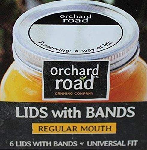 Orchard Road 502 Orchard Road Regular Mouth Lids and Bands 6 Count