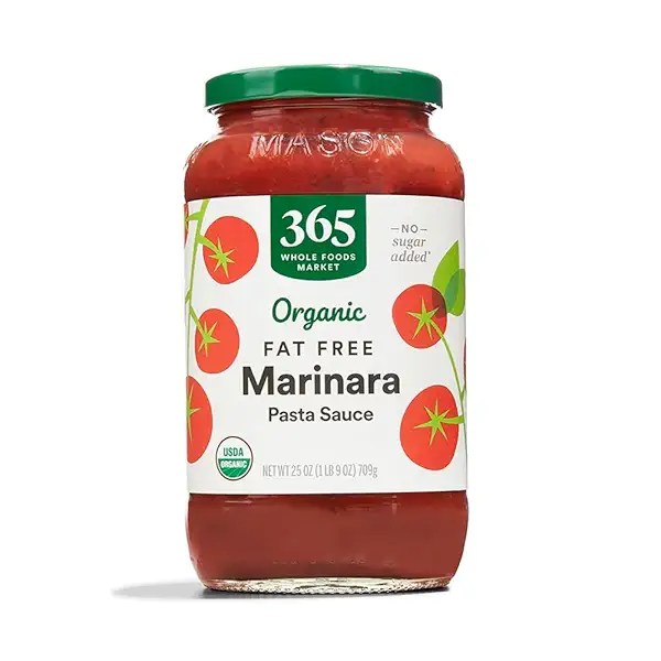 Organic Fat Free Marinara Pasta Sauce, 25 Ounce 1