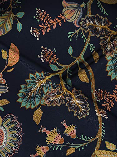 Image of BLACKSMITH Paisley and Floral Printed Italian Pocket Square for Men and Boys, for traditional Indian Wear like Bandhgala and Modi Jacket