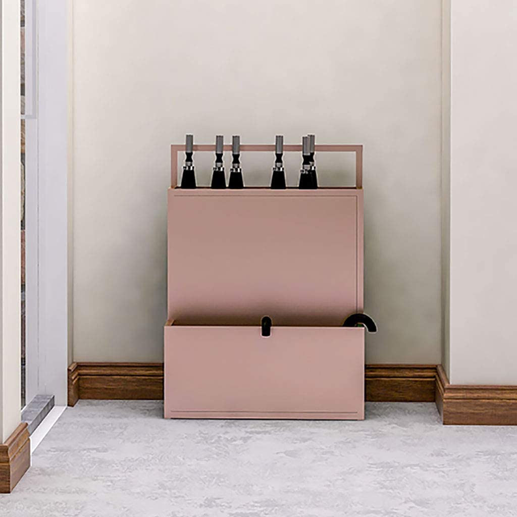Porte-parapluie en métal haut de gamme au design double couche intérieur robuste