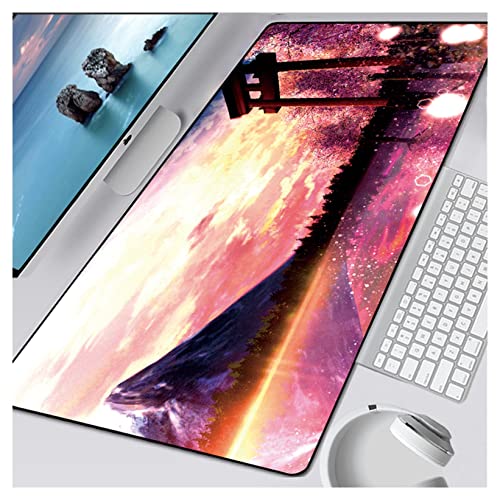 Tapis de souris gamer sakura rose pour harmoniser votre espace de travail et de jeu