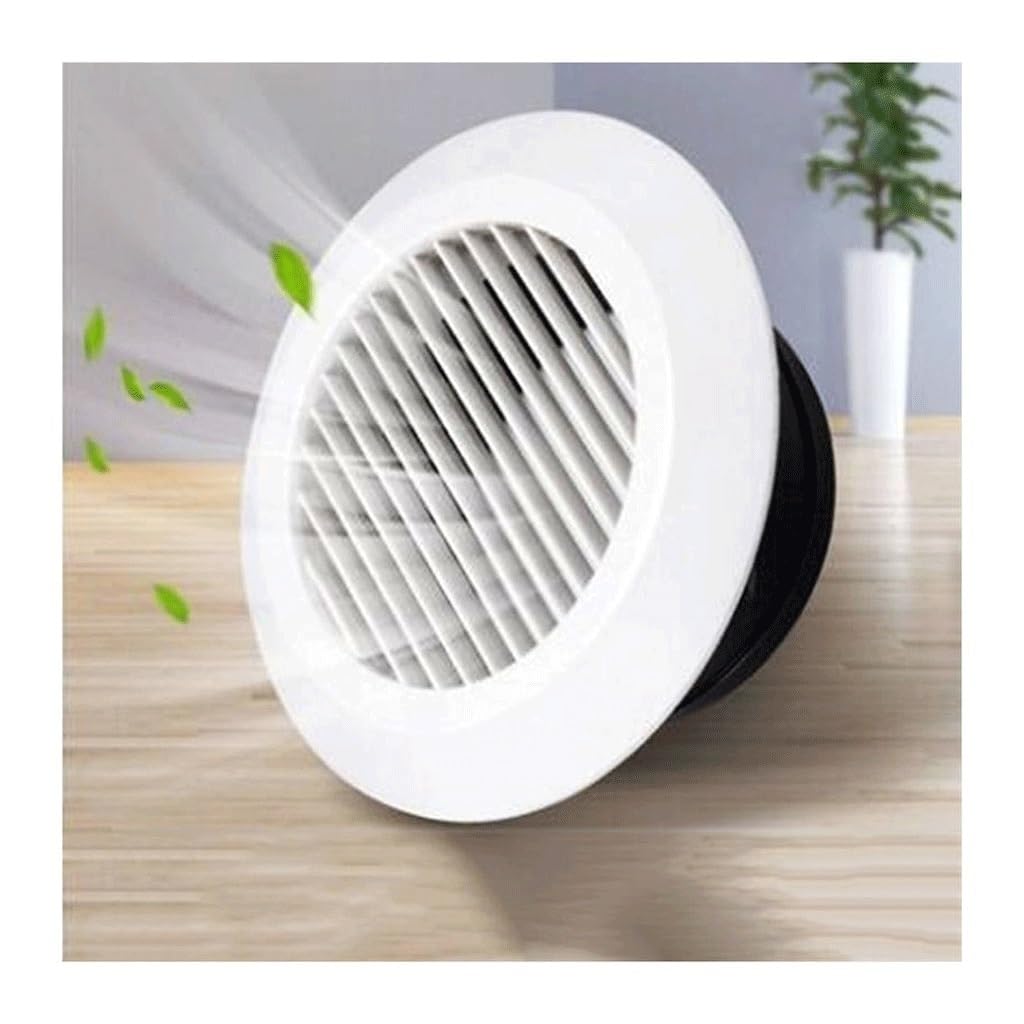 ACVACV Air Vent Grille Cover, for conference rooms ABS Adjustable Air Ventilation Cover Round Ducting Ceiling Wall Hole(Diameter 150mm)