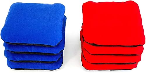 SC Cornhole Games Bolsas de Cornhole profesionales de doble cara, 16 onzas, 6 x 6 pulgadas con relleno de resina de alta calidad, bolsas de frijoles