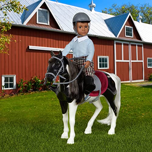 Muñeco niño mini y set caballo 6 pulg miniatura 5