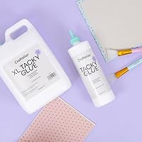 Vista 3 de Craftelier - Pegamento Adhesivo Pegamento Líquido Multiusos Extra Fuerte para Scrapbooking y Otros Proyectos de Manualidades No Tóxico Secado