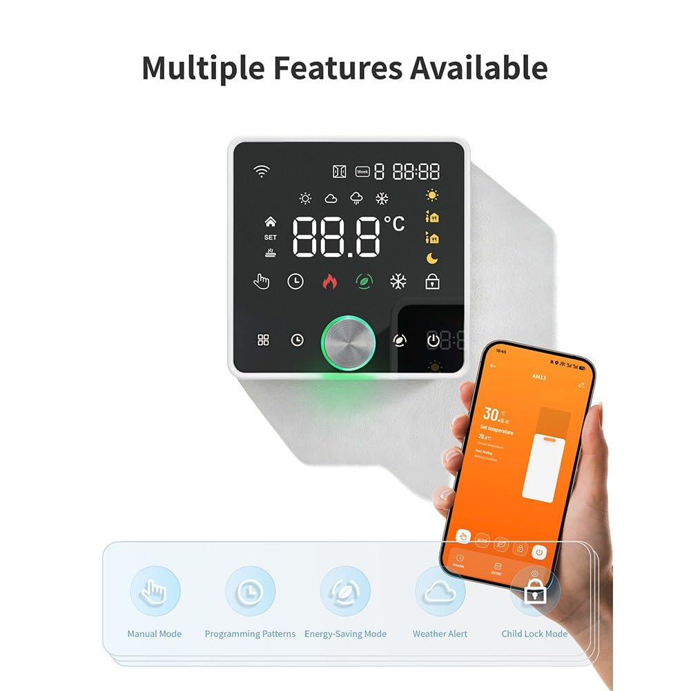 Para aplicación de calefacción eléctrica Tuya WiFi o componente S de almacenamiento prolongado (calefacción eléctrica)