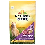 Nature′s Recipe Lamb, Barley & Brown Rice Recipe Dry Dog Food, 24 lb. Bag