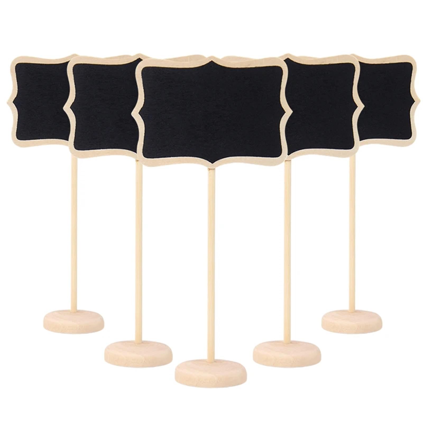 Mini-Kreidetafel-Schilder, 100 Stück, Hochzeit, Mini-Kreidetafeln, löschbare Nachrichtenschilder für Buffet, Lebensmitteletiketten und Party-Tischdekoration