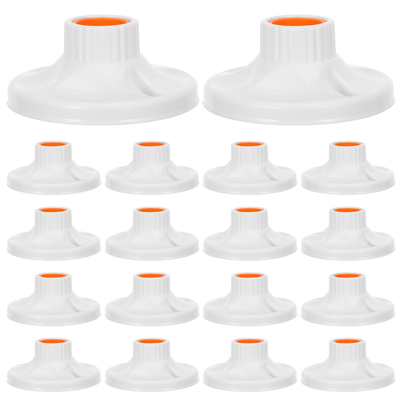 CALLARON 24 Pièces Douille E27 pour Lampe Intérieure, Socle en Pp et Cuivre, Design Haute Puissance Sécurisé, Compatible Applications Résidentielles, Support Fiable pour Ampoule à Vis