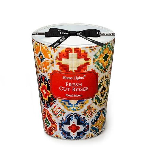 HomeLights Large jar Candle | 1-Wick Long-Lasting Scented Candles, 6.7oz