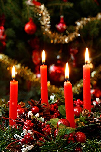 Chime Candles for Spells, Rituals, Birthday Party Congregation (100, RED) - Thumbnail 3