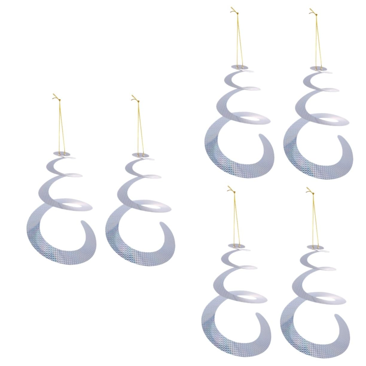 BESPORTBLE 6pezzi Dispositivo Riflettente Rotante Per Allontanare Uccelli Soluzione Pratica Per Balconi e Patios